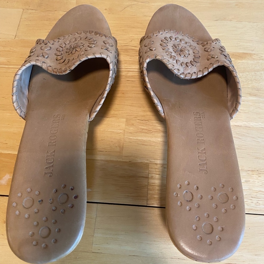 Jack Rogers Women's Brown Mules - Picture 6 of 6